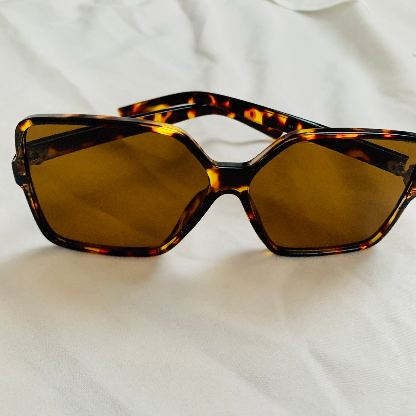 Tortoise Luxe Square Sunglasses